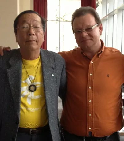 Spotkanie 7.04.2013 Od lewej:
Masaru Emoto
Jacek Zdrojewski